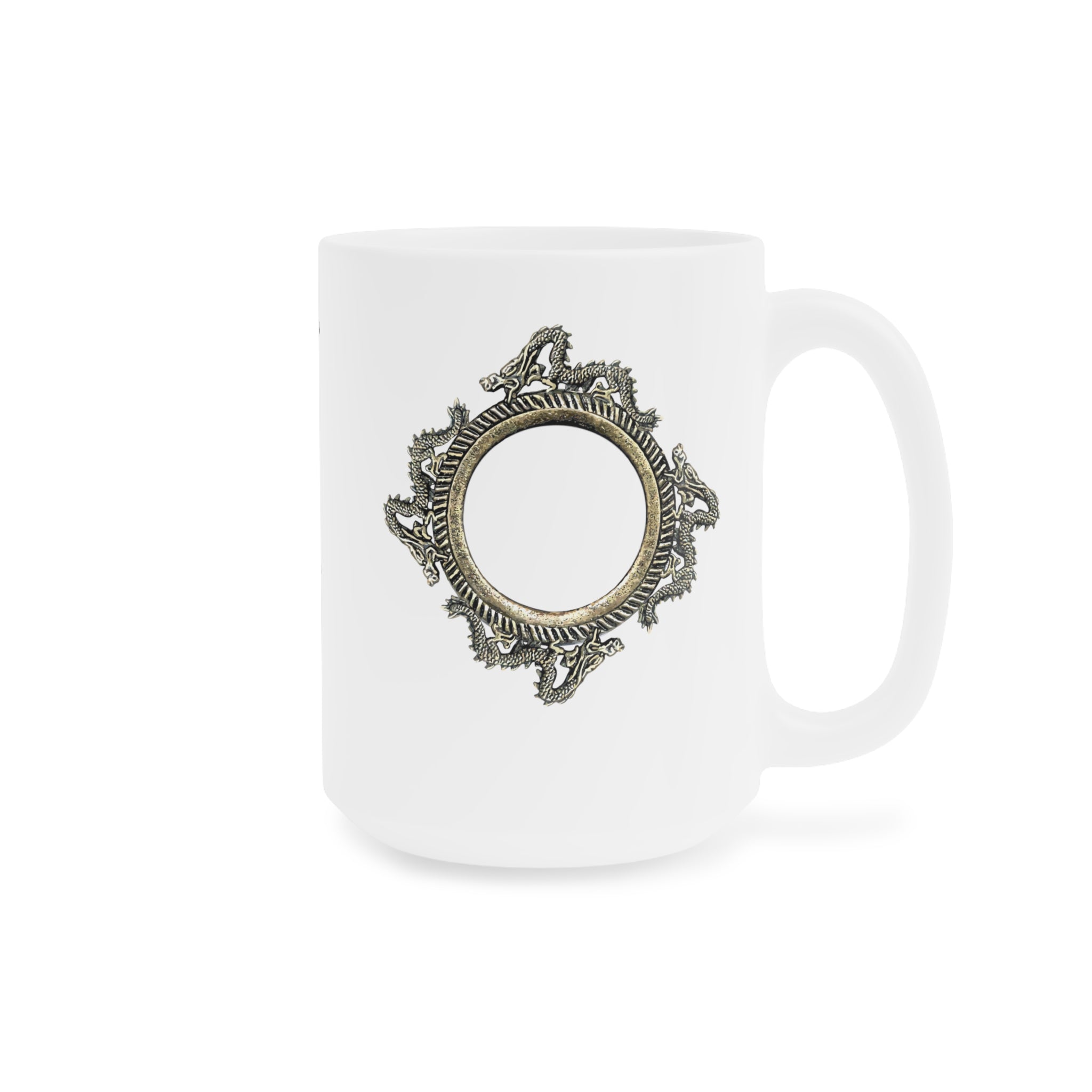 White Dragon Jewel Mug (11oz/15oz/20oz) (Canada)