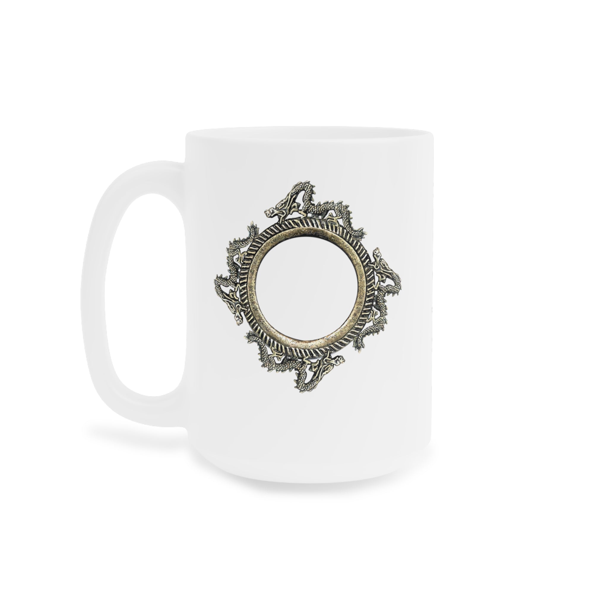 White Dragon Jewel Mug (11oz/15oz/20oz) (Canada)