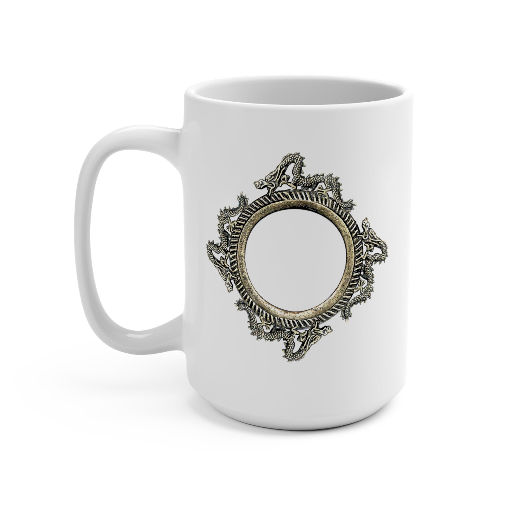 White Dragon Jewel Mug (15oz) (USA)